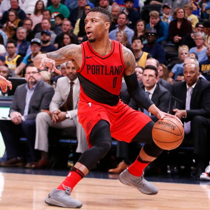 Foto di Damian Lillard, stagione 2017-2018