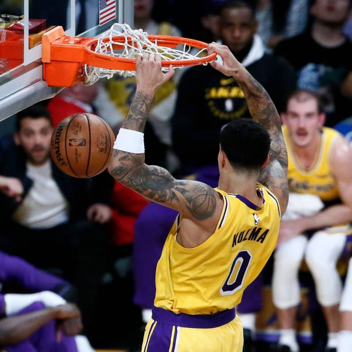 Foto di Kyle Kuzma, stagione 2017-2018